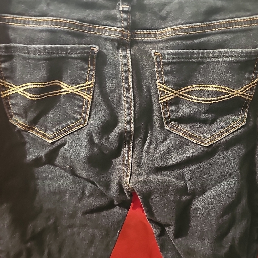 Abercrombie & Fitch Girls Blue Jeans Size 12 Like New - Picture 7 of 8